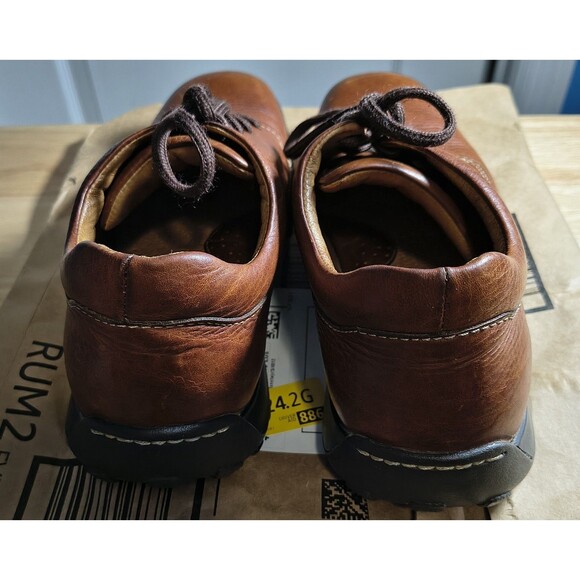 Vintage Børn Tycoon Men\'s Brown Leather Oxford Shoes M5186 Size 8.5 main image 4